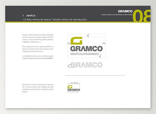 Manual de identidad corporativa Gramco