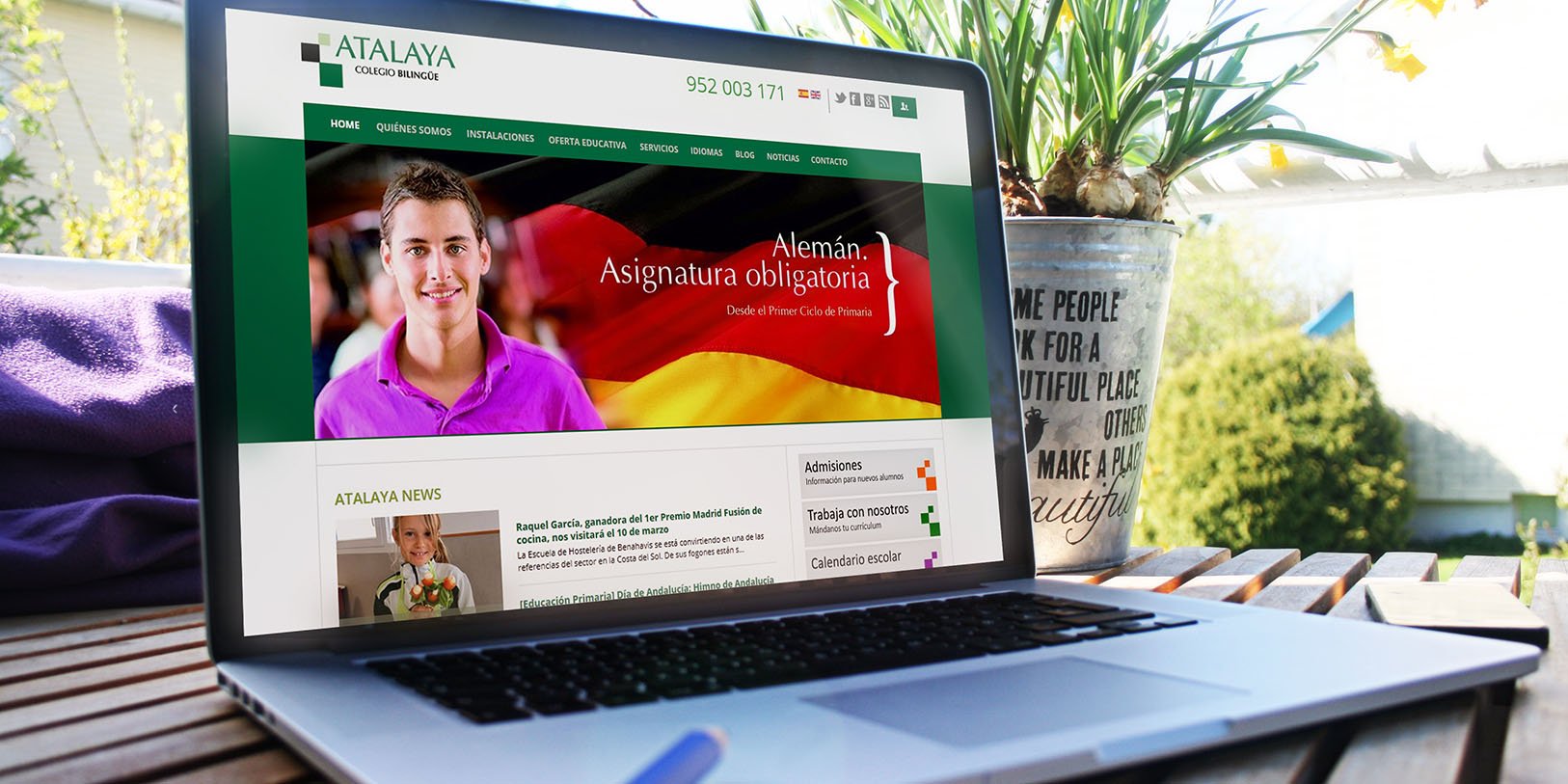 Diseño web Colegio Atalaya