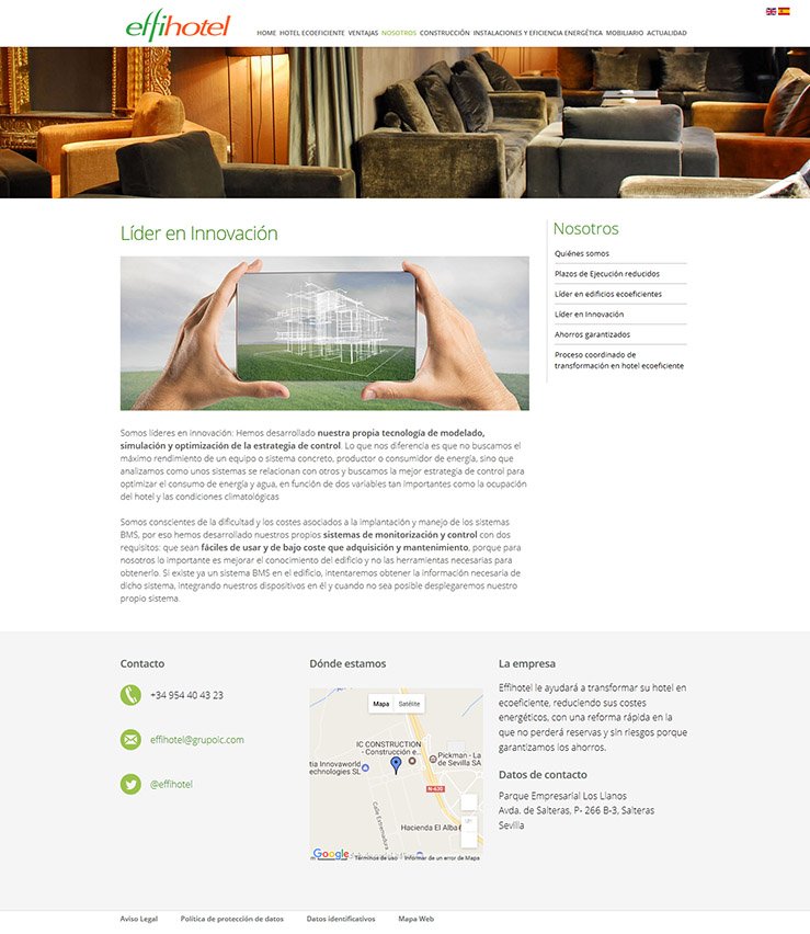 Diseño de web Effihotel