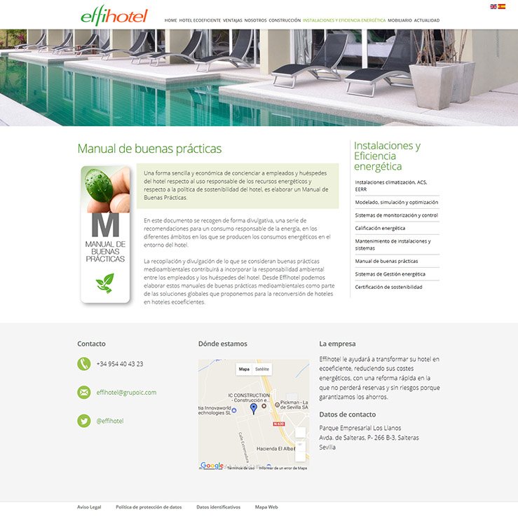 Diseño de web Effihotel