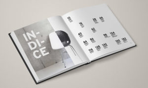 Diseño de catálogo - Índice de catálogo de muebles